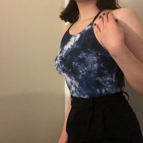 Brandy Melville Tye-Dye Halter Top - Picture 2 of 3